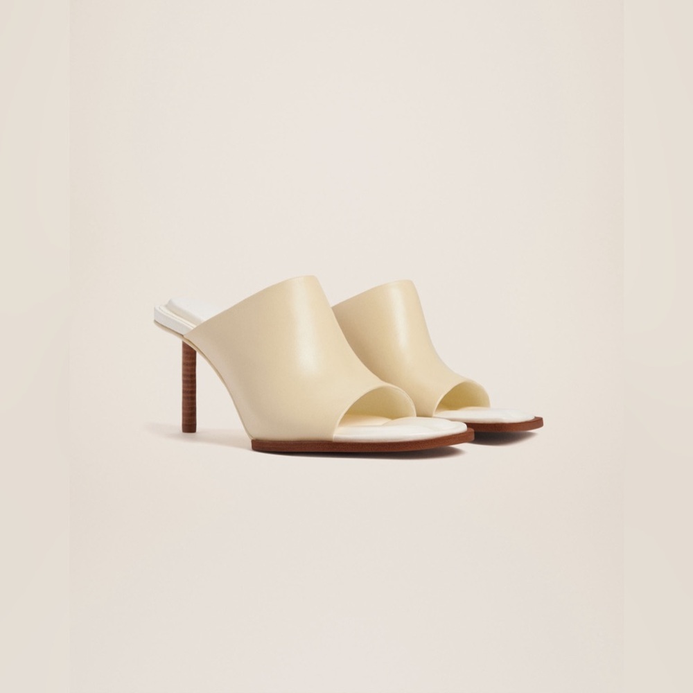 Jacquemus Les Mules Rond Carre Leather Mule Women's - Picture 7 of 12